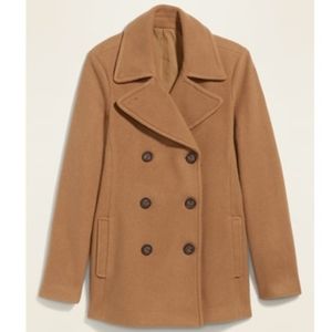 🆕️ Soft Brushed Peacoat- Camel